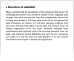 Reactions of scientists