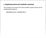 Implementation [of symbolic systems]