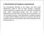 Practicalities [of computer experiments]