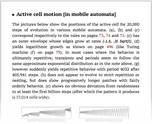 Active cell motion [in mobile automata]