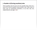 Number of [Turing machine] rules