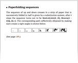 Paperfolding sequences