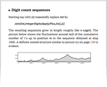 Digit count sequences