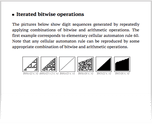 Iterated bitwise operations