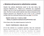 Relation [of powers] to substitution systems