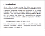 Nested radicals