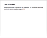 FM synthesis