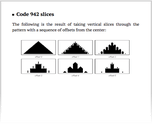 Code 942 slices