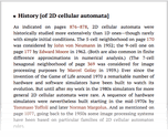 History [of 2D cellular automata]