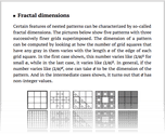 Fractal dimensions