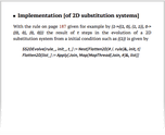 Implementation [of 2D substitution systems]
