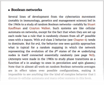 Boolean networks