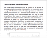 Finite groups and semigroups