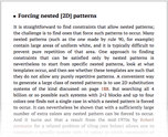 Forcing nested [2D] patterns