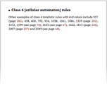 Class 4 [cellular automaton] rules