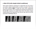 Rule 225 [with simple initial conditions]