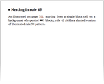 Nesting in rule 45