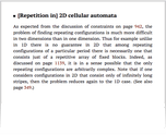 [Repetition in] 2D cellular automata