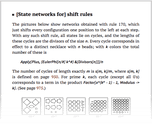 [State networks for] shift rules