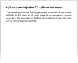 [Structures in] other 2D cellular automata