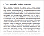 Power spectra [of random processes]