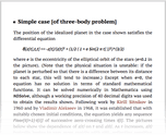 Simple case [of three-body problem]