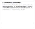 Randomness in Mathematica