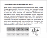 Diffusion-limited aggregation (DLA)