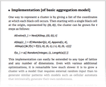 Implementation [of basic aggregation model]