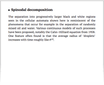 Spinodal decomposition