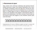 Discreteness in space