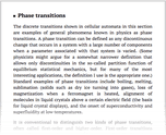 Phase transitions