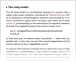 The Ising model