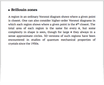 Brillouin zones