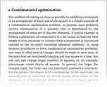 Combinatorial optimization