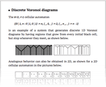 Discrete Voronoi diagrams