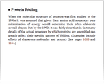 Protein folding