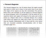 Voronoi diagrams