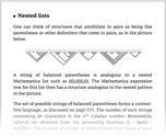 Nested lists