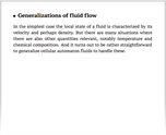 Generalizations of fluid flow