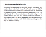 Mathematics of phyllotaxis