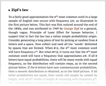 Zipf's law