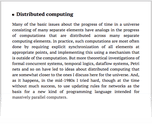 Distributed computing