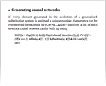 Generating causal networks
