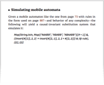 Simulating mobile automata