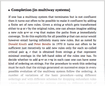 Completion [in multiway systems]