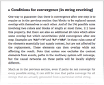 Conditions for convergence [in string rewriting]