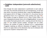  Neighbor-independent [network substitution] rules