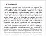 Particle masses