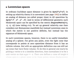 Lorentzian spaces